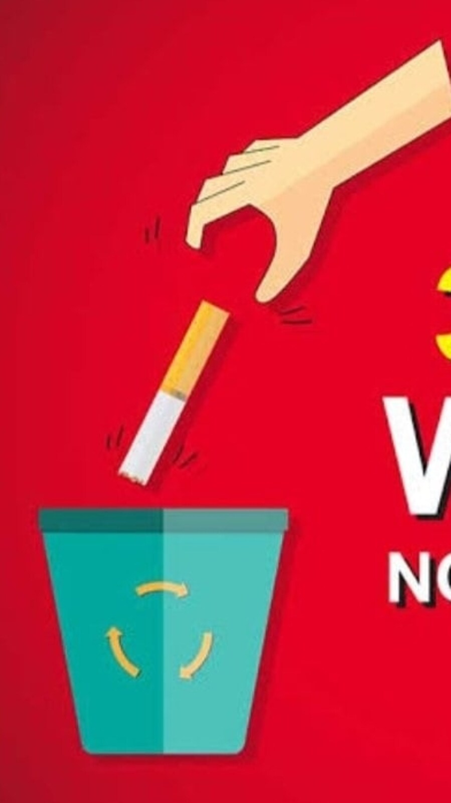 Beyond the impact on human health, tobacco production and consumption is a huge environmental burden on the planet - deforestation, depletion of water resources, contamination of soil, cigarette butt littering, quality of air and e-cigarette waste. (Twitter)