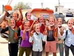 People wearing Prime Minister Narendra Modi's face in Rajasthan. (File photo)