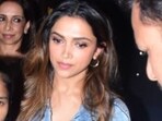 Deepika Padukone outside a Mumbai restaurant. Deepika Padukone outside a Mumbai restaurant.