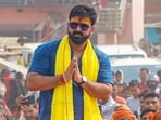 Bihar Exit Poll highlights: Bhojpuri star and independent candidate from Karakat constituency Pawan Singh during an election campaign for Lok Sabha elections, in Karakat.