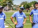 Indian cricket team captain Rohit Sharma during a training session for the T20 World Cup in New York Indian cricket team captain Rohit Sharma during a training session for the T20 World Cup in New York