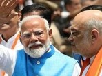 Prime Minister Narendra Modi and union home minister Amit Shah (file photo)