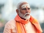 Prime Minister Narendra Modi in Kanniyakumari on Saturday. (ANI) Prime Minister Narendra Modi in Kanniyakumari on Saturday. (ANI)