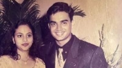 R Madhavan with wife Sarita Birje in a throwback photo. Following several years of dating, the couple married in 1999. It was in the early 2000s that Madhavan was declared the national heartthrob thanks to his romantic films such as Rehnaa Hai Terre Dil Mein. 
