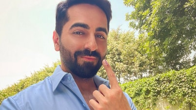 “I voted today and participated in the important process of nation building,” wrote Ayushmann Khurrana sharing a picture of his inked finger after voting in Chandigarh. When he was spotted by ANI, he told them, “We don't have a right to complain if we don't vote.” “I voted today and participated in the important process of nation building,” wrote Ayushmann Khurrana sharing a picture of his inked finger after voting in Chandigarh. When he was spotted by ANI, he told them, “We don't have a right to complain if we don't vote.”