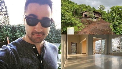 Imran Khan's new home is built into nature. Imran Khan's new home is built into nature.