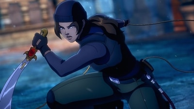 Hayley Atwell voices Lara Croft in new Netflix anime, premiering October 10 (Netflix)