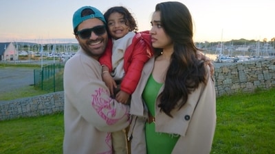 Manamey trailer: Sharwanand and Krithi Shetty in a still from the film.