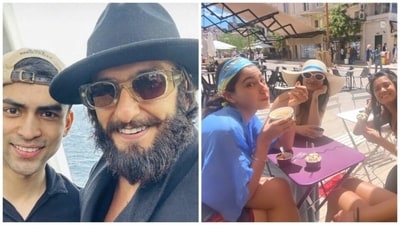 Ranveer Singh and Sara Ali Khan are making the most of Anant Ambani-Radhika Merchant's pre-wedding cruise. Ranveer Singh and Sara Ali Khan are making the most of Anant Ambani-Radhika Merchant's pre-wedding cruise.