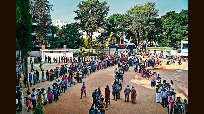 The 2024 Lok Sabha elections, a mammoth electoral exercise spanning seven phases, concluded on Saturday, and the counting of votes will take place on June 4. (AFP) The 2024 Lok Sabha elections, a mammoth electoral exercise spanning seven phases, concluded on Saturday, and the counting of votes will take place on June 4. (AFP)