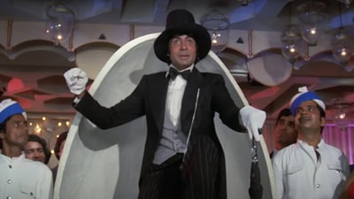 Amitabh Bachchan in a still from the song My Name Is Anthony Gonsalves. Amitabh Bachchan in a still from the song My Name Is Anthony Gonsalves.