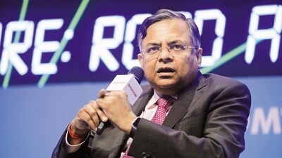 TCS Chairman Natarajan Chandrasekaran (Abhijit Bhatlekar/ Mint)