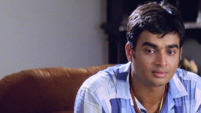 R Madhavan became a bigger star with box office hits, such as Run (2002), Jay Jay (2003), Thambi (2006) and Rendu (2006) and gained praise for his performances in Kannathil Muthamittal (2002), Anbe Sivam (2003), Nala Damayanthi (2003 movie pictured here) and Aayutha Ezhuthu (2004). 