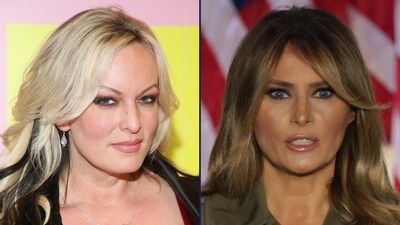 Netizens have questioned the silence maintained by former first lady Melania Trump and ex-adult film star Stormy Daniels, who accused Donald Trump of having an affair with her. (Getty/AP) Netizens have questioned the silence maintained by former first lady Melania Trump and ex-adult film star Stormy Daniels, who accused Donald Trump of having an affair with her. (Getty/AP)