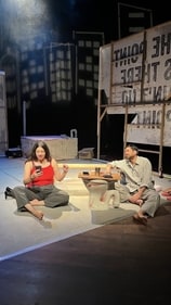Actors Vidushi Chadha and Sandeep Shikhar Actors Vidushi Chadha and Sandeep Shikhar