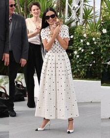 Demi Moore and her chihuahua, Pilaf, at Cannes Film Festival 2024 (Instagram) Demi Moore and her chihuahua, Pilaf, at Cannes Film Festival 2024 (Instagram)