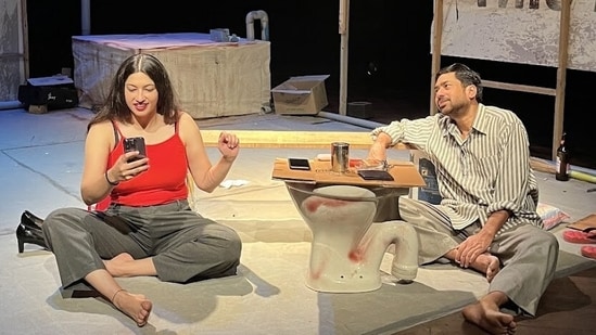 Actors Vidushi Chadha and Sandeep Shikhar