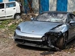Porsche car which was involved in the accident that killed two in Pune (File Photro)