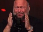 Alex Jones breaks down in tears, says authorities threatened to shut down his studio (@CollinRugg/X) Alex Jones breaks down in tears, says authorities threatened to shut down his studio (@CollinRugg/X)