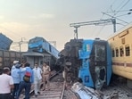 Two goods train collide in Punjab's Srihind Two goods train collide in Punjab's Srihind