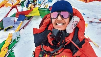 Kaamya Karthikeyan (16) from Mumbai, has become the youngest Indian and the second-youngest girl, globally, to summit Mount Everest (Kaamya Karthikeyan ) Kaamya Karthikeyan (16) from Mumbai, has become the youngest Indian and the second-youngest girl, globally, to summit Mount Everest (Kaamya Karthikeyan )