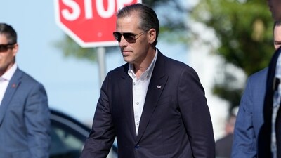 Hunter Biden, center, leaves St. Edmond Catholic Church in Rehoboth Beach, Del., Saturday, June 1, 2024. (AP Photo/Susan Walsh) (AP) Hunter Biden, center, leaves St. Edmond Catholic Church in Rehoboth Beach, Del., Saturday, June 1, 2024. (AP Photo/Susan Walsh) (AP)