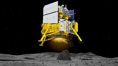 A Chinese spacecraft landed on the far side of the moon, boosting the nation’s efforts to compete with the US in a race to send people back to the lunar surface for the first time in more than half a century. (X(formerly Twitter)) A Chinese spacecraft landed on the far side of the moon, boosting the nation’s efforts to compete with the US in a race to send people back to the lunar surface for the first time in more than half a century. (X(formerly Twitter))