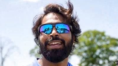 Hardik Pandya looked in sublime touch against Bangladesh in warm-up clash. (PTI) Hardik Pandya looked in sublime touch against Bangladesh in warm-up clash. (PTI)