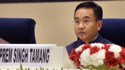 Chief minister of Sikkim Prem Singh Tamang. (PTI file) Chief minister of Sikkim Prem Singh Tamang. (PTI file)