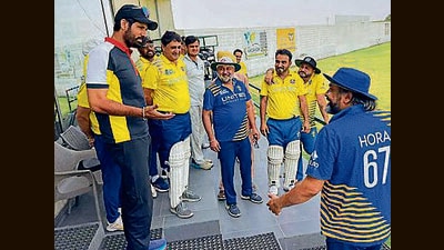 Punjab Congress chief Amarinder Singh Raja Warring at a cricket field. (HT) Punjab Congress chief Amarinder Singh Raja Warring at a cricket field. (HT)