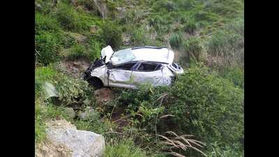 The deceased has been identified as Mahinder Kumar, a resident of Saru village in Chamba. (HT Photo)