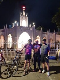 (L-R) Karan Chawda, Vinit Kothari, Sameer at Mount Mary, Bandra (L-R) Karan Chawda, Vinit Kothari, Sameer at Mount Mary, Bandra