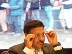 Chief Election Commissioner of India Rajiv Kumar during a press conference, in New Delhi, Monday, Chief Election Commissioner of India Rajiv Kumar during a press conference, in New Delhi, Monday,