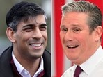  Britain's Prime Minister Rishi Sunak (L) and Britain's main opposition Labour Party leader Keir Starmer (R) 