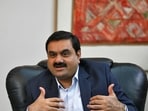 Adani Group stocks today: Gautam Adani speaks during an interview in Ahmedabad.