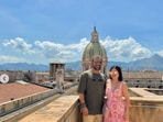 MS Dhoni and Sakshi Dhoni toured the Italian city of Palermo. MS Dhoni and Sakshi Dhoni toured the Italian city of Palermo.