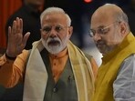 A file photo of Prime Minister Narendra Modi and Union home minister Amit Shah. A file photo of Prime Minister Narendra Modi and Union home minister Amit Shah.