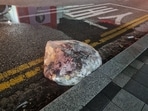 Unidentified objects believed to be North Korean trash from balloons that crossed the inter-Korea border, on a street in Seoul. Unidentified objects believed to be North Korean trash from balloons that crossed the inter-Korea border, on a street in Seoul.