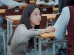 Jung Ryeo Won on The Midnight Romance at Hagwon. (Studio Dragon) Jung Ryeo Won on The Midnight Romance at Hagwon. (Studio Dragon)