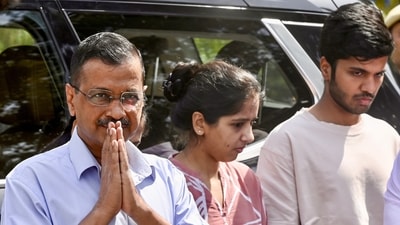 Delhi CM Arvind Kejriwal surrendered in Tihar Jail on Sunday. (ANI) Delhi CM Arvind Kejriwal surrendered in Tihar Jail on Sunday. (ANI)