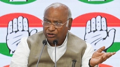 Congress president Mallikarjun Kharge said the independence of the institutions is 'paramount' ((Photo by Vipin Kumar/ Hindustan Times)) Congress president Mallikarjun Kharge said the independence of the institutions is 'paramount' ((Photo by Vipin Kumar/ Hindustan Times))