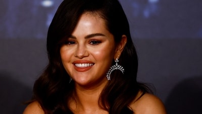 Selena Gomez at the press conference for the film Emilia Perez at the 77th Cannes Film Festival. REUTERS/Sarah Meyssonnier (REUTERS)