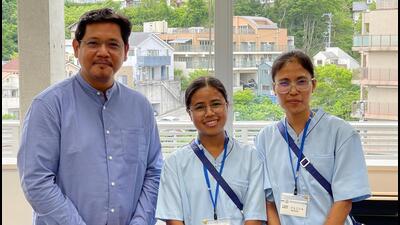 Meghalaya chief minister Conrad K Sangma interacted with the nurses at an event Meghalaya chief minister Conrad K Sangma interacted with the nurses at an event