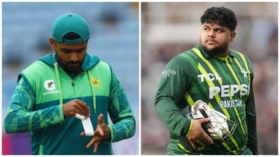 Fans claimed that Babar Azam body-shamed Azam Khan during a practice session (AFP-Reuters) Fans claimed that Babar Azam body-shamed Azam Khan during a practice session (AFP-Reuters)