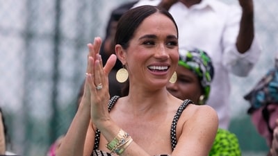 What would Meghan Markle be called if stripped of Duchess of Sussex title? (AP Photo/Sunday Alamba) (AP) What would Meghan Markle be called if stripped of Duchess of Sussex title? (AP Photo/Sunday Alamba) (AP)