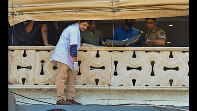 On April 14, two bike-borne men fired multiple rounds outside Khan’s home – Galaxy Apartments – in Mumbai’s Bandra. (PTI File) On April 14, two bike-borne men fired multiple rounds outside Khan’s home – Galaxy Apartments – in Mumbai’s Bandra. (PTI File)