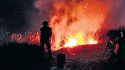 Over 1,000 fire incidents have been reported from the region in around a month. (HT Photo) Over 1,000 fire incidents have been reported from the region in around a month. (HT Photo)