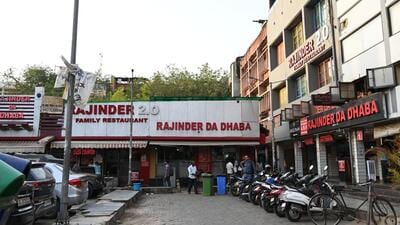 Rajinder Da Dhaba at Safdarjung Enclave in New Delhi on Monday. The plea was filed by the Onkar Singh, the president of the AB Block Market Welfare Association, against the popular eatery that was established in 1968 as a fish and egg fry stall. (HT Photo) Rajinder Da Dhaba at Safdarjung Enclave in New Delhi on Monday. The plea was filed by the Onkar Singh, the president of the AB Block Market Welfare Association, against the popular eatery that was established in 1968 as a fish and egg fry stall. (HT Photo)