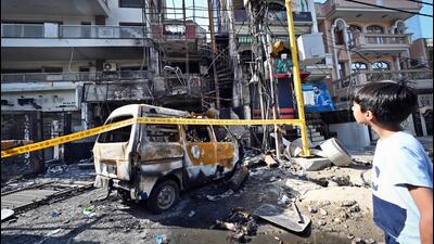 Six infants were killed in the fire at the Baby Care New Born Hospital in Vivek Vihar, New Delhi, on May 25. (Arvind Yadav/HT photo) Six infants were killed in the fire at the Baby Care New Born Hospital in Vivek Vihar, New Delhi, on May 25. (Arvind Yadav/HT photo)