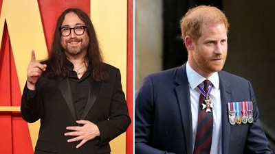 John Lennon's son, Seán Ono Lennon (L), calls Prince Harry (R) ‘idiot’ in savage memoir review (Photo by Amy Sussman / GETTY IMAGES NORTH AMERICA / Getty Images via AFP, AP Photo/Kirsty Wigglesworth, File) John Lennon's son, Seán Ono Lennon (L), calls Prince Harry (R) ‘idiot’ in savage memoir review (Photo by Amy Sussman / GETTY IMAGES NORTH AMERICA / Getty Images via AFP, AP Photo/Kirsty Wigglesworth, File)